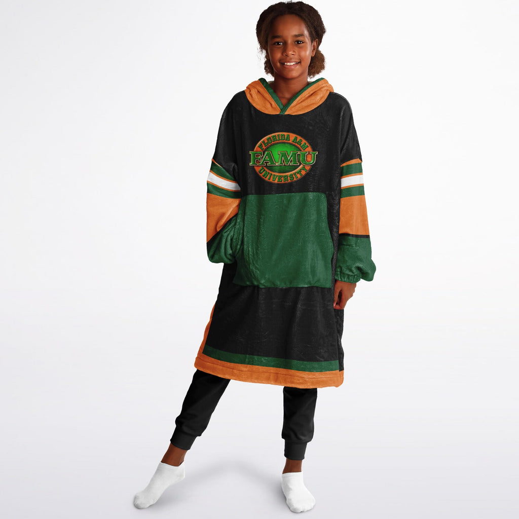 Youth FAMU Rattlers Black Oversize Game Day Lounge Hoodie
