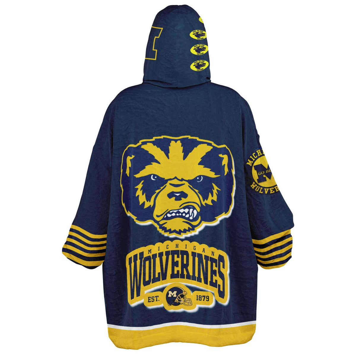 Michigan Wolverines Maize & Blue Adult Game Day Lounge Hoodie