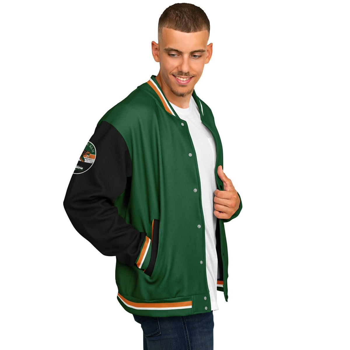 FAMU Black Venom Green Varsity Jacket