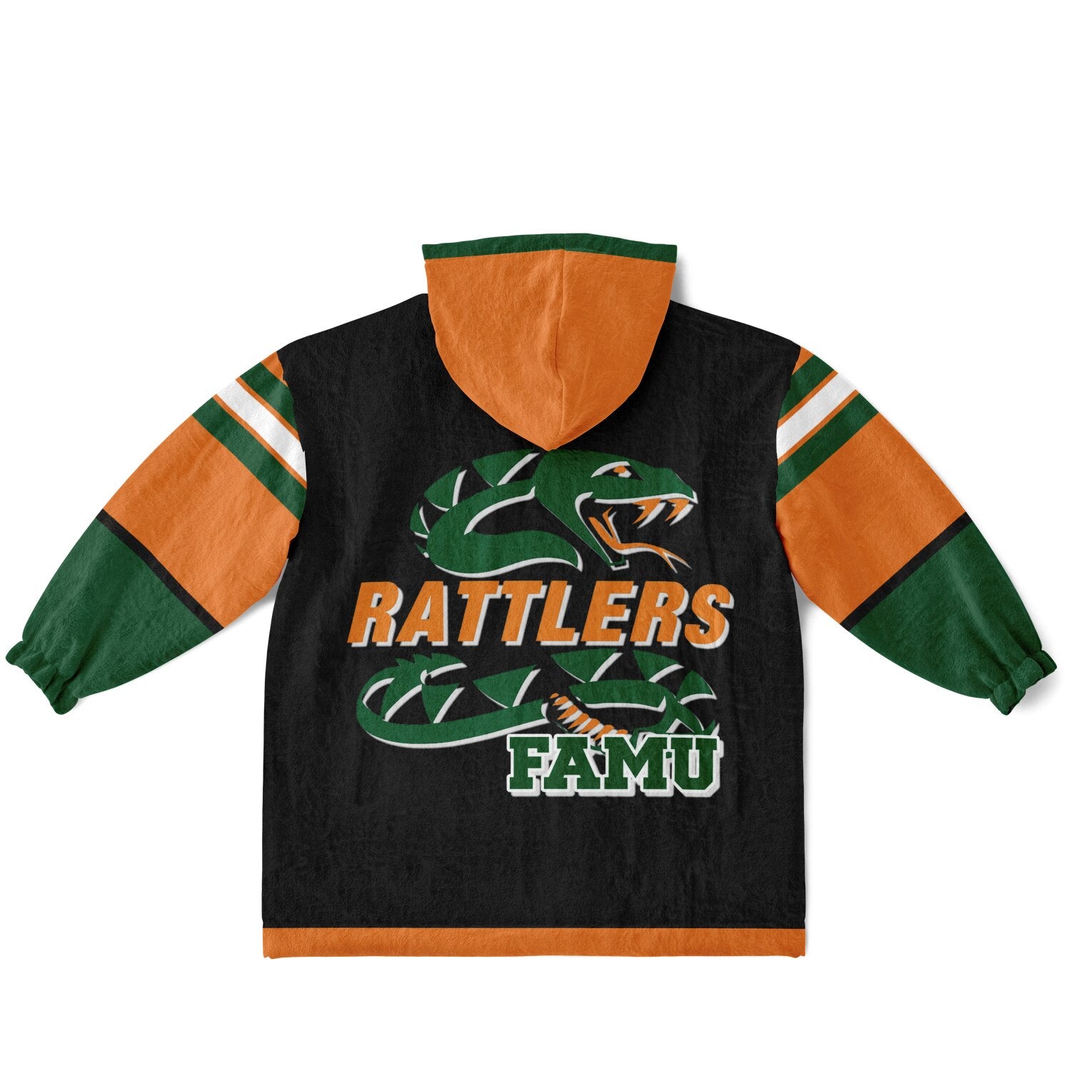 Youth FAMU Rattlers Black Oversize Game Day Lounge Hoodie