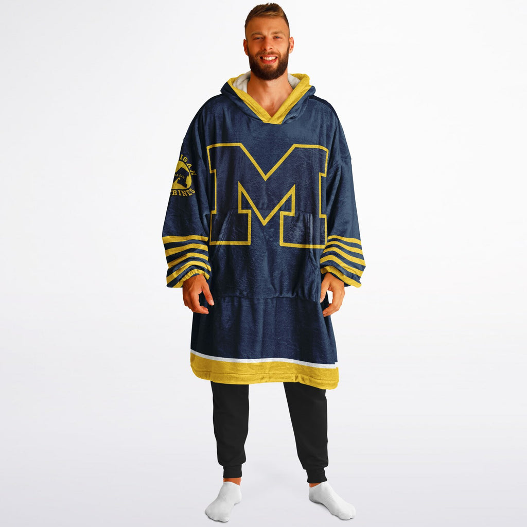 Michigan Wolverines Maize & Blue Adult Game Day Lounge Hoodie