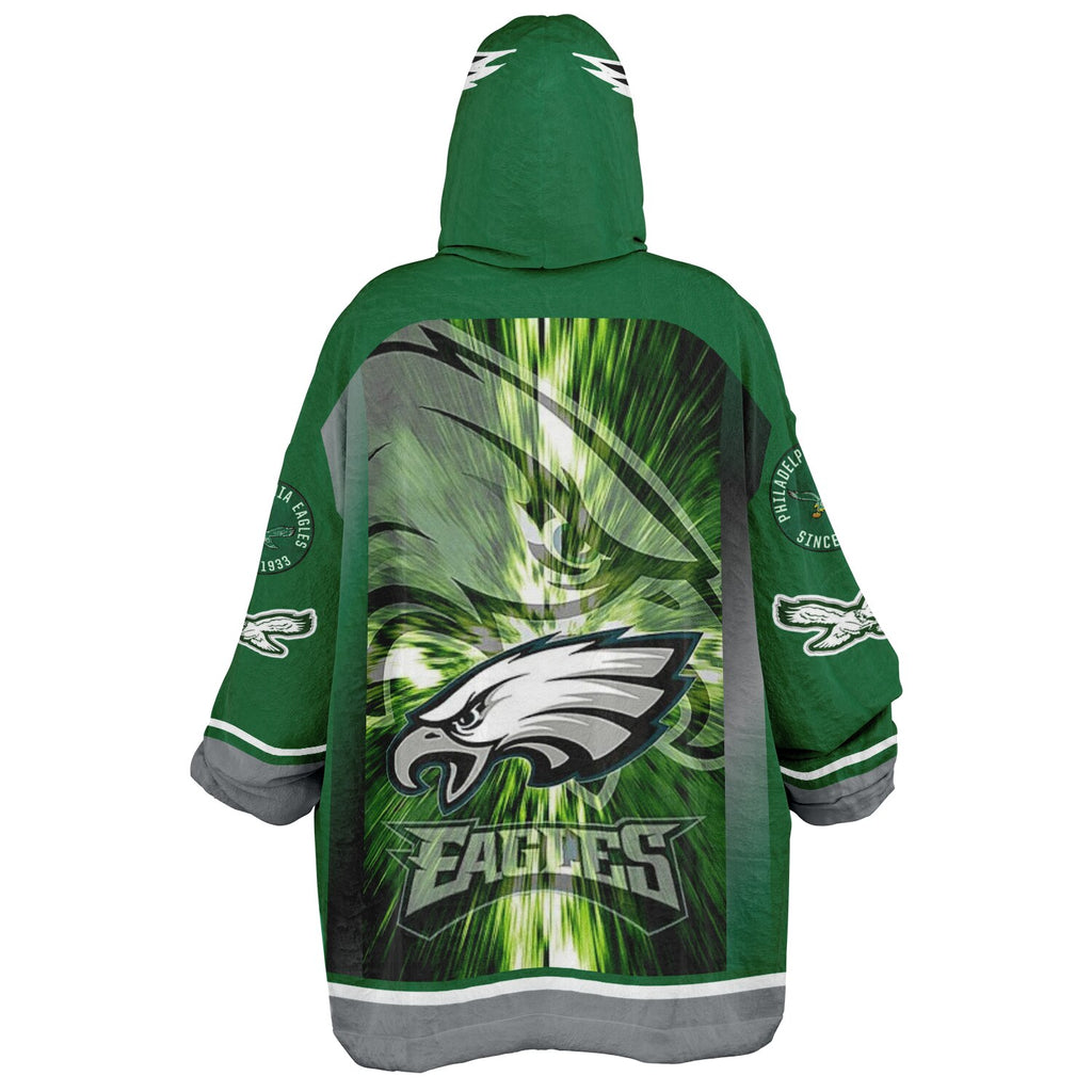 Eagles Kelly Green Adult Game Day Lounge Hoodie Lime Green Birds