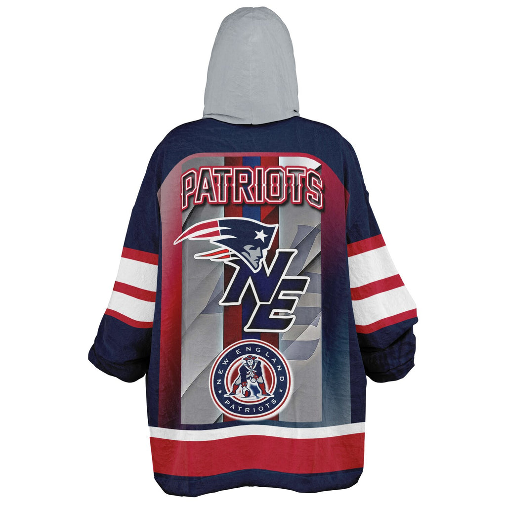 New England Patriots Blue Adult Game Day Lounge Hoodie