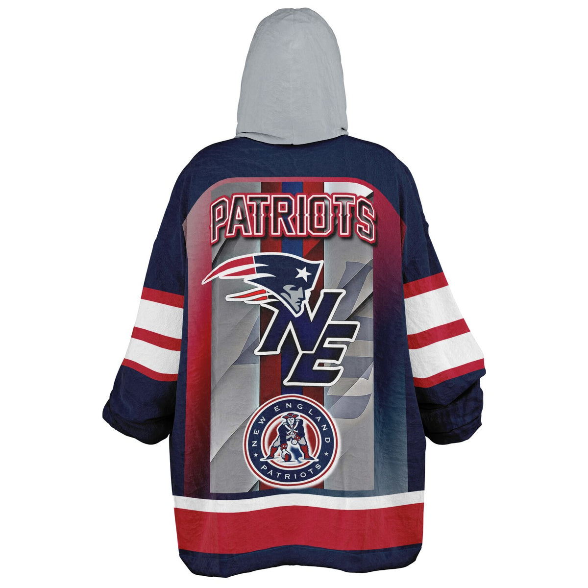 New England Patriots Blue Adult Game Day Lounge Hoodie