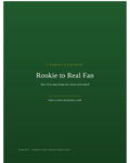 A Rookie's Field Guide - Understand the Game of Football