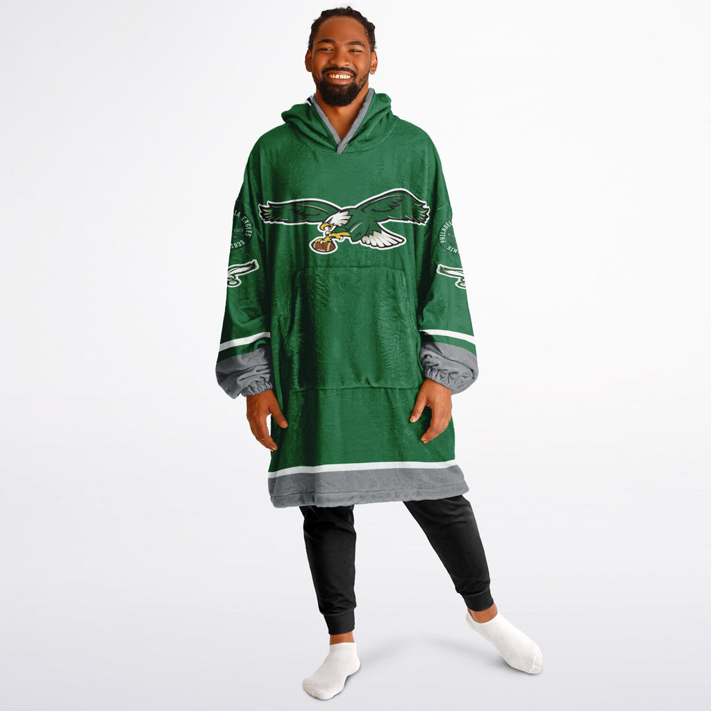 Eagles Kelly Green Adult Game Day Lounge Hoodie Lime Green Birds