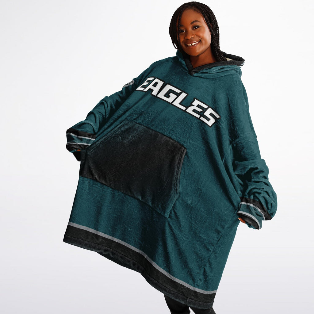 Eagles Victory Green Adult Game Day Lounge Hoodie Super Bowl Edition