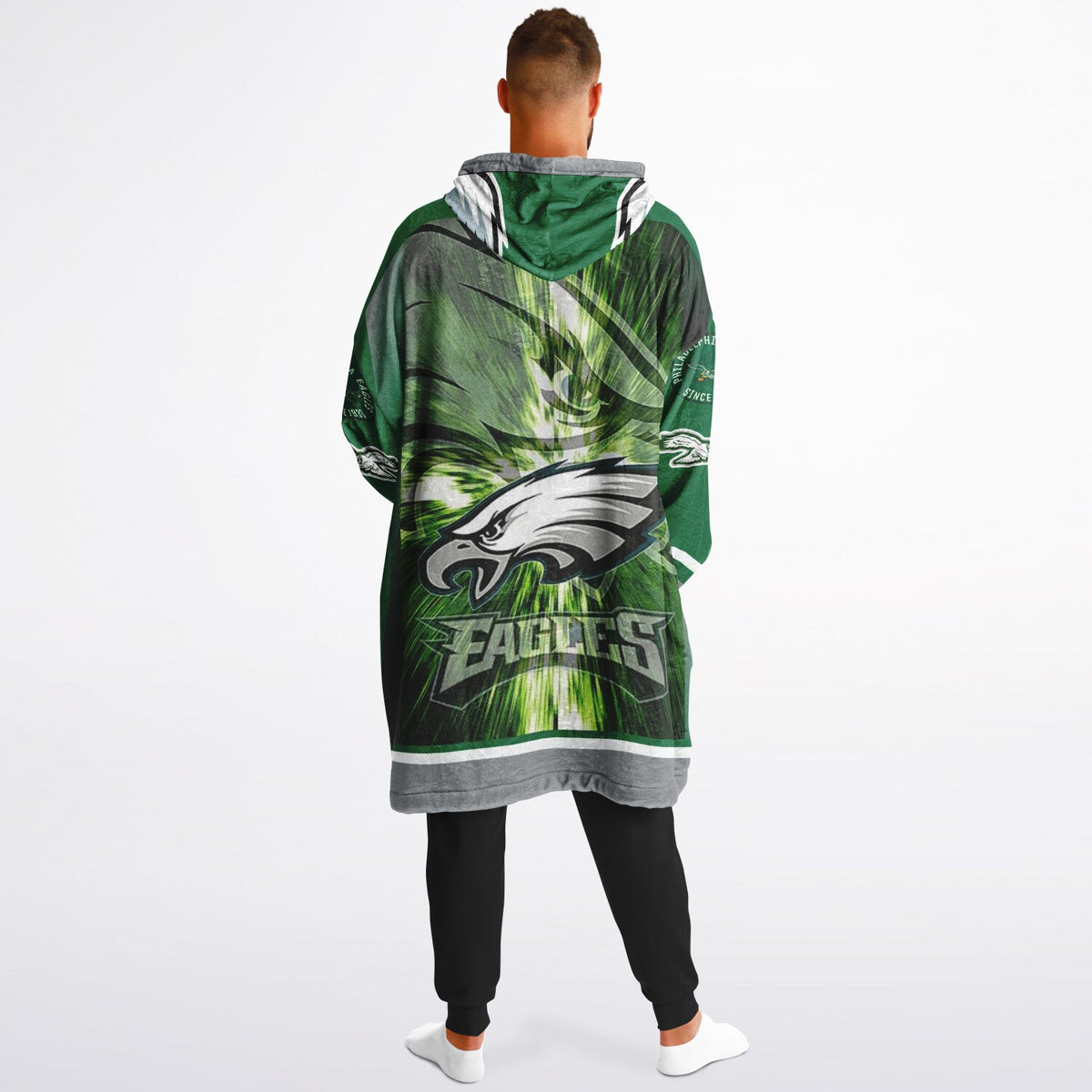 Eagles Kelly Green Adult Game Day Lounge Hoodie Lime Green Birds