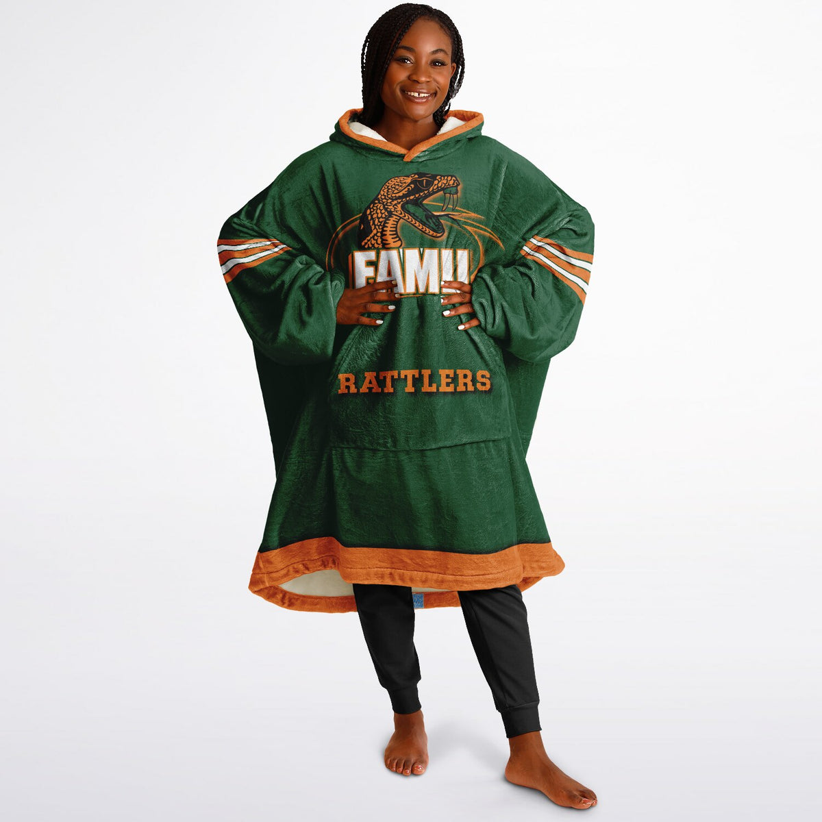 FAMU Venom Green Rattler Adult Game Day Lounge Hoodie