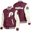 Philadelphia Phillies Maroon Baseball Jacket