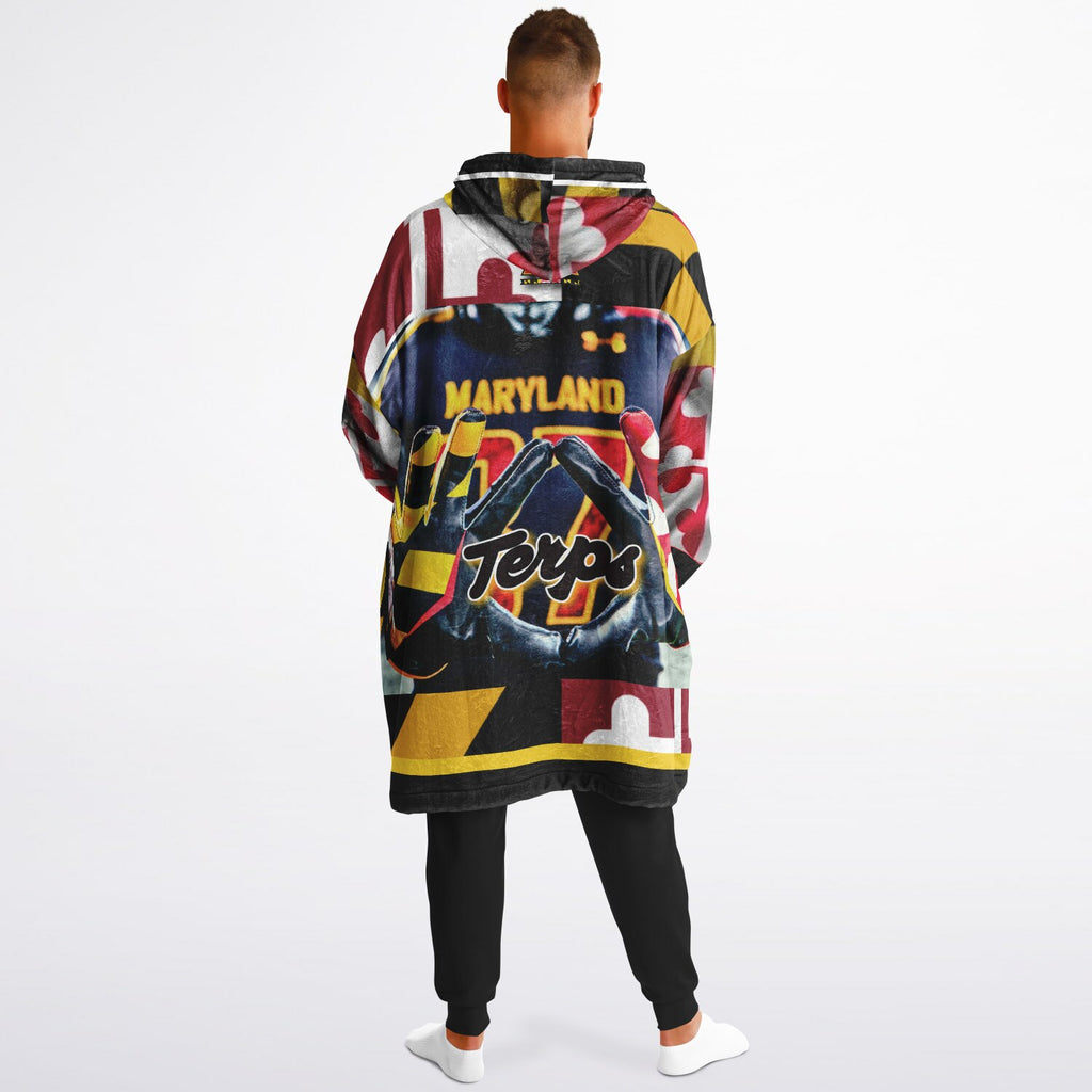 Maryland Flag Adult Game Day Lounge Hoodie