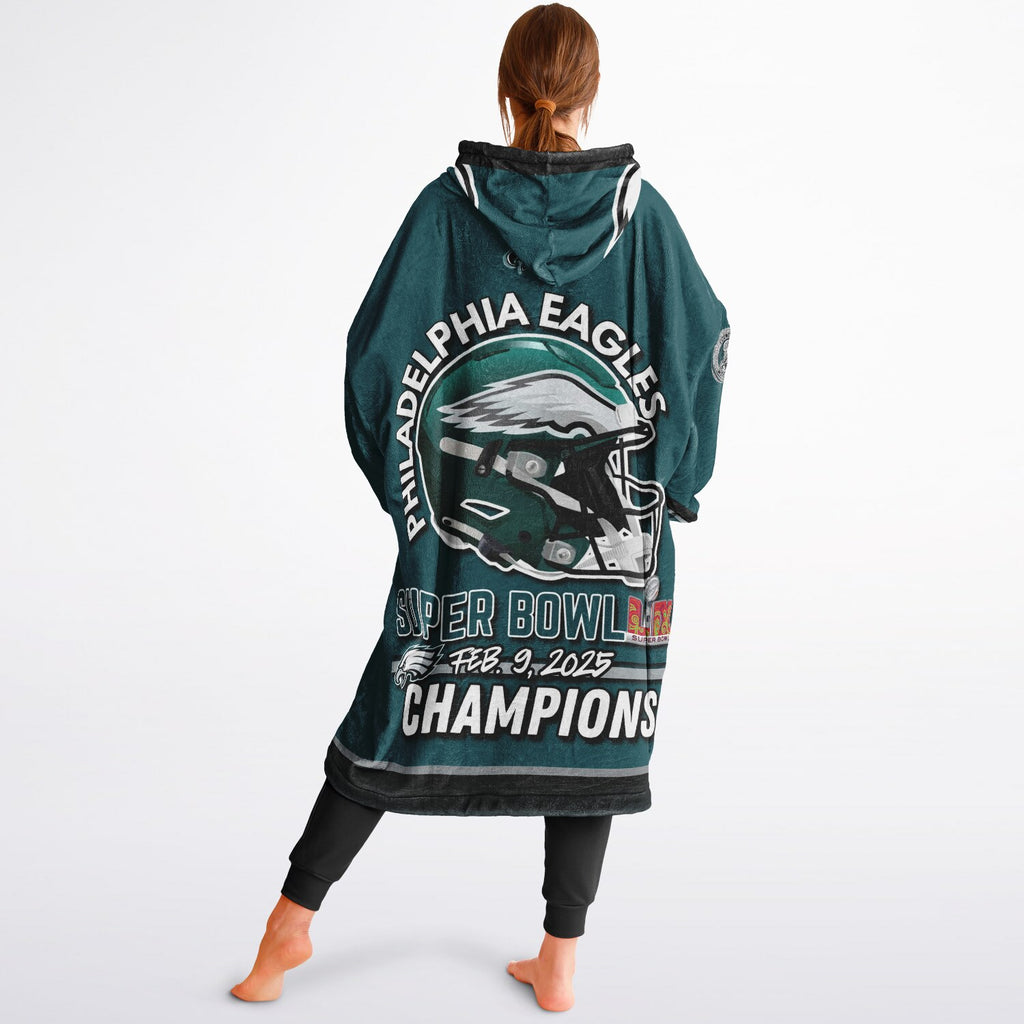 Eagles Victory Green Adult Game Day Lounge Hoodie Super Bowl Edition