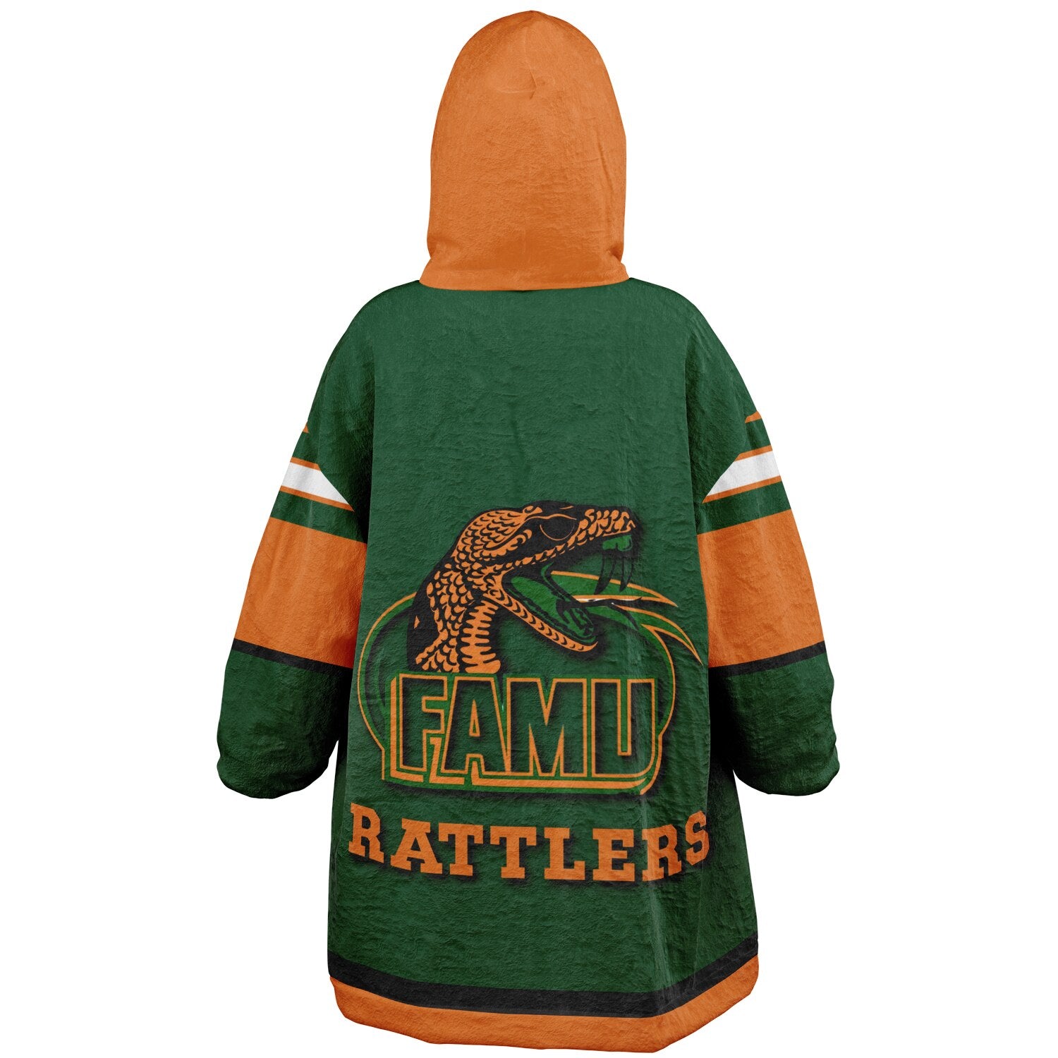 Youth FAMU Rattlers Green Oversize Game Day Lounge Hoodie