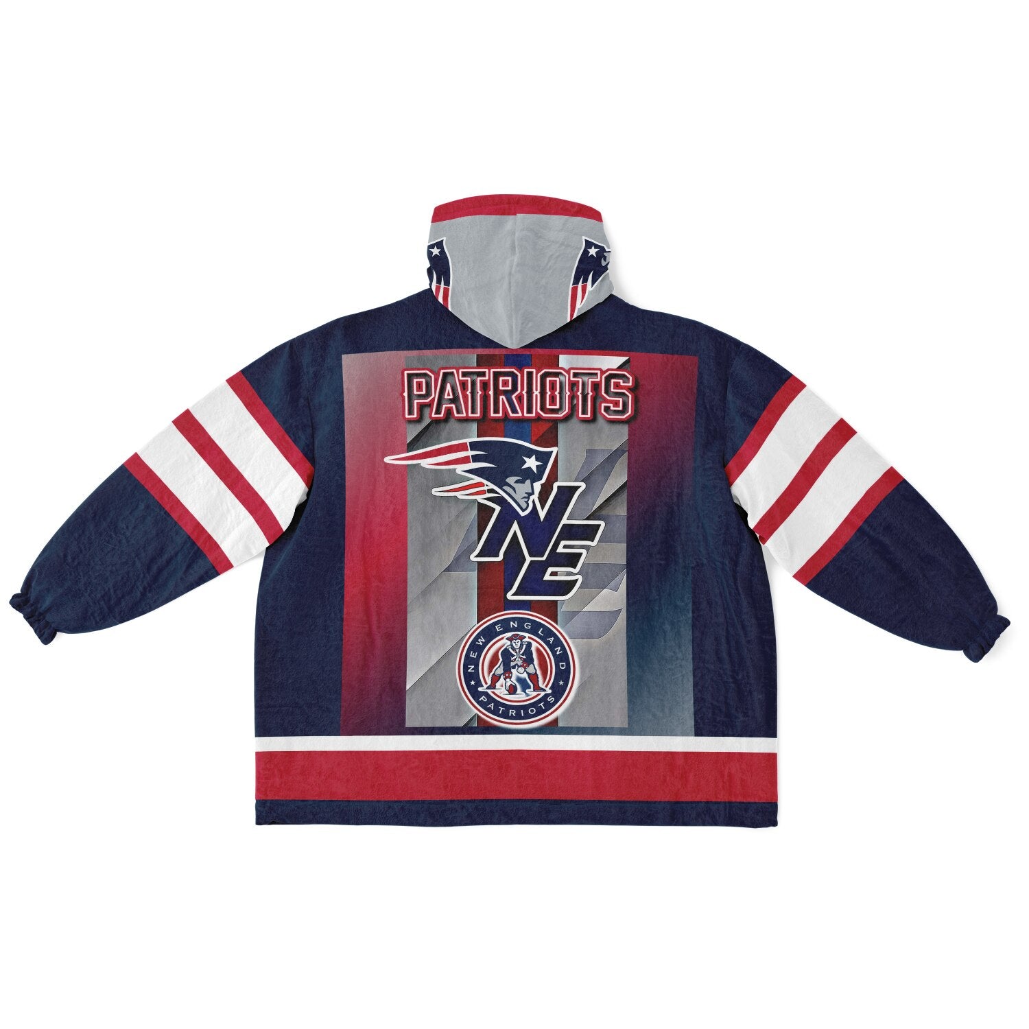 New England Patriots Blue Adult Game Day Lounge Hoodie