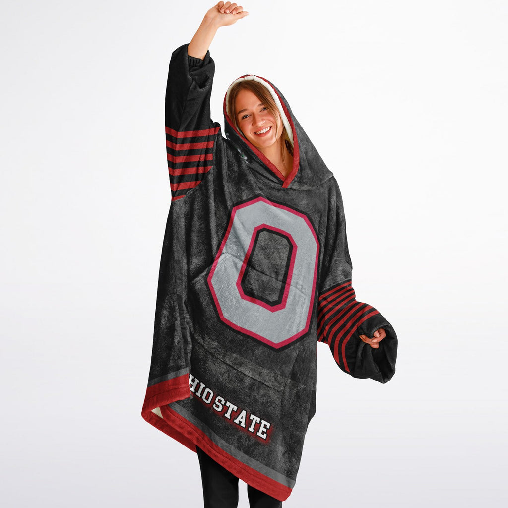 Ohio State Buckeyes Black Adult Game Day Lounge Hoodie