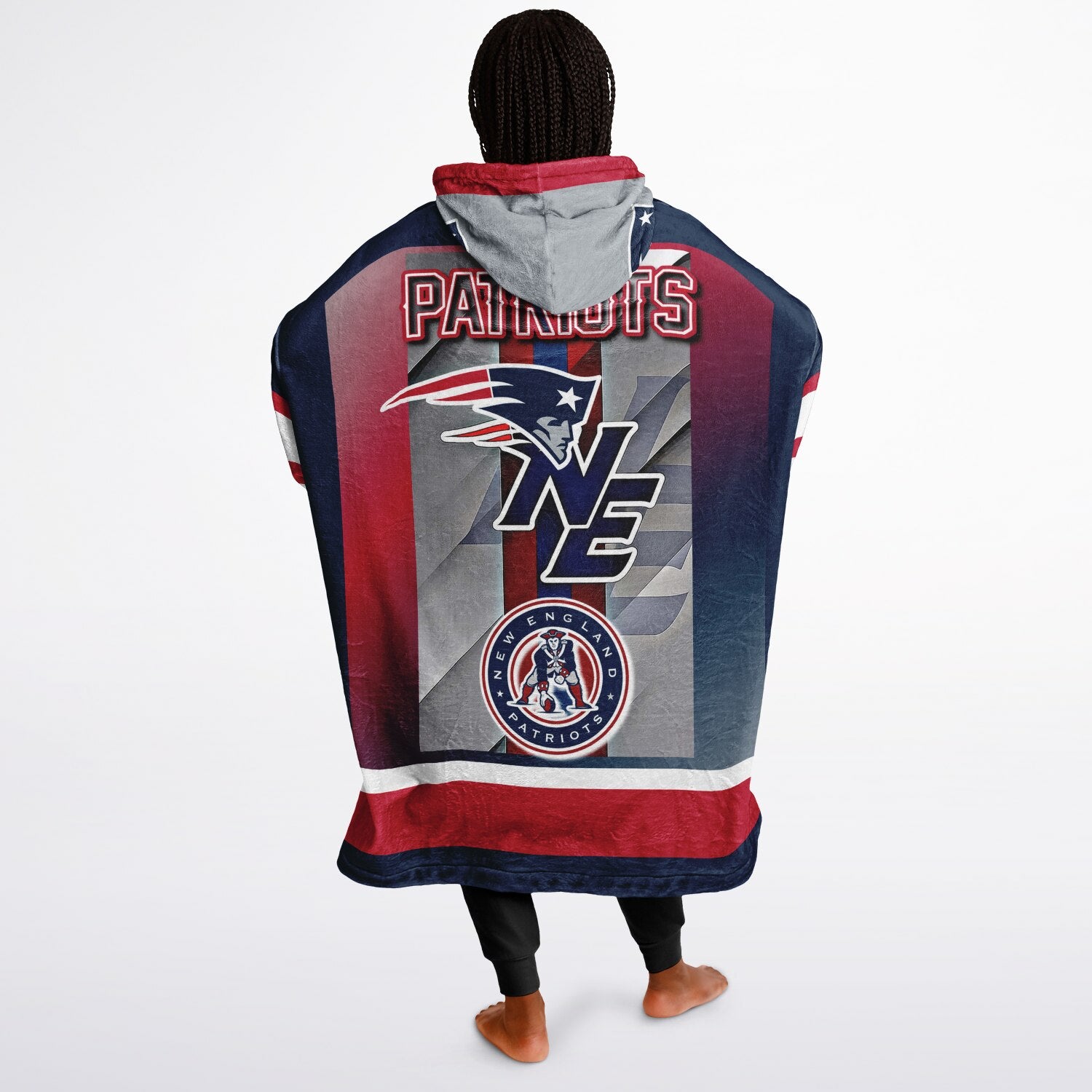 New England Patriots Blue Adult Game Day Lounge Hoodie