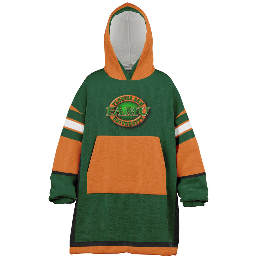 Youth FAMU Rattlers Green Oversize Game Day Lounge Hoodie