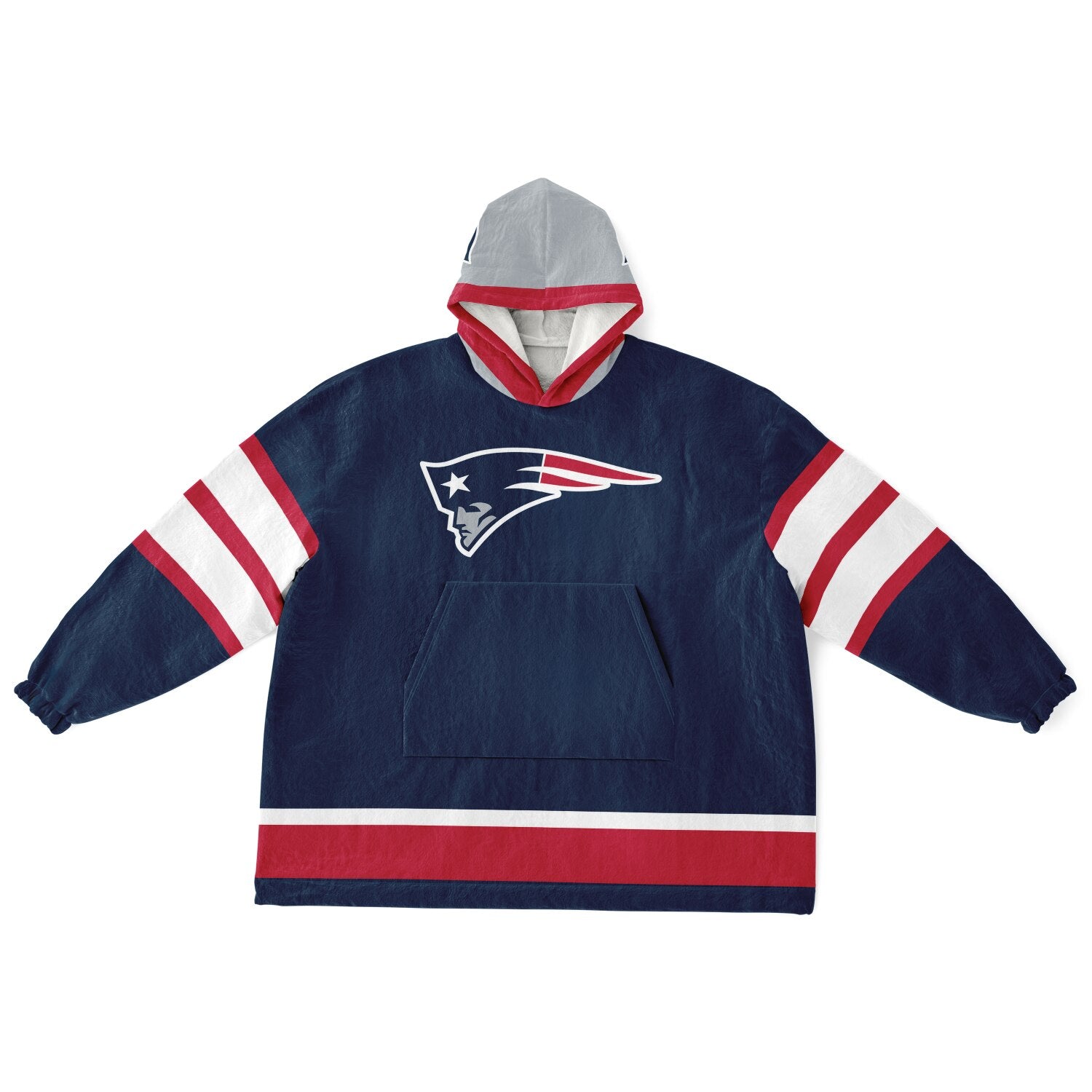 New England Patriots Blue Adult Game Day Lounge Hoodie