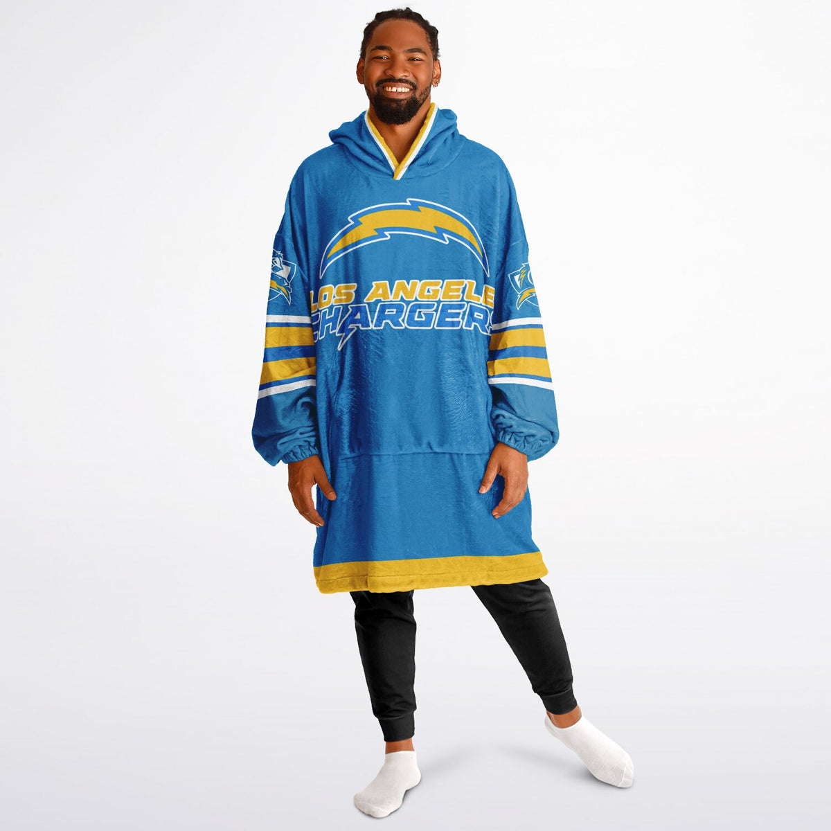 LA Chargers Powder Blue Adult Game Day Lounge Hoodie
