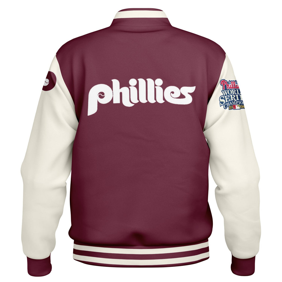 Philadelphia Phillies Maroon Baseball Jacket