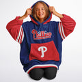 Youth Phillies Blue & Red Cozy Game Day Lounge Hoodie