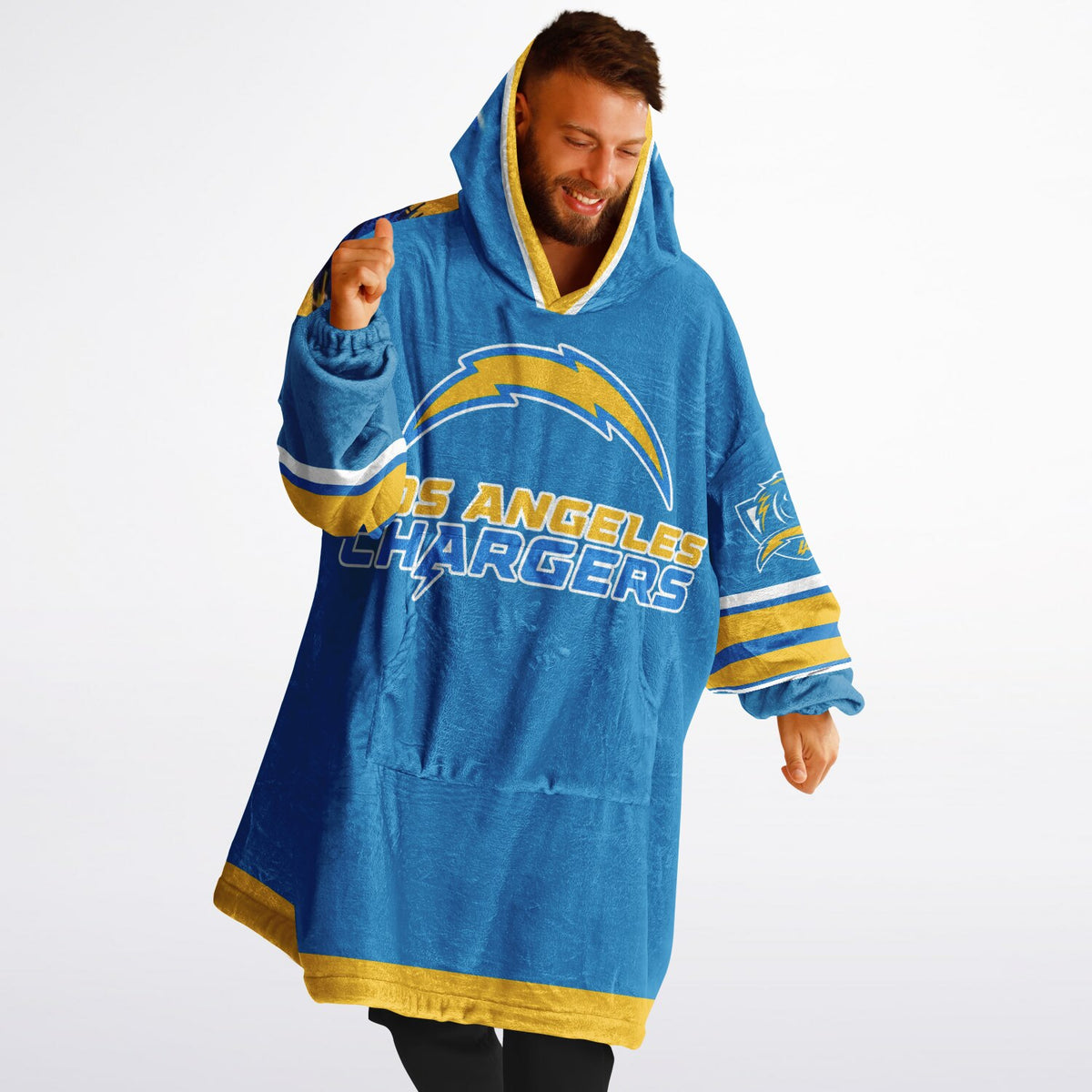 LA Chargers Powder Blue Adult Game Day Lounge Hoodie