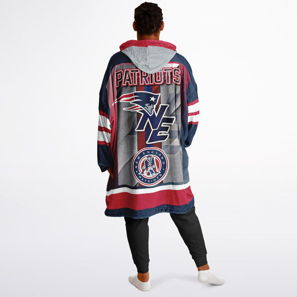 New England Patriots Blue Adult Game Day Lounge Hoodie