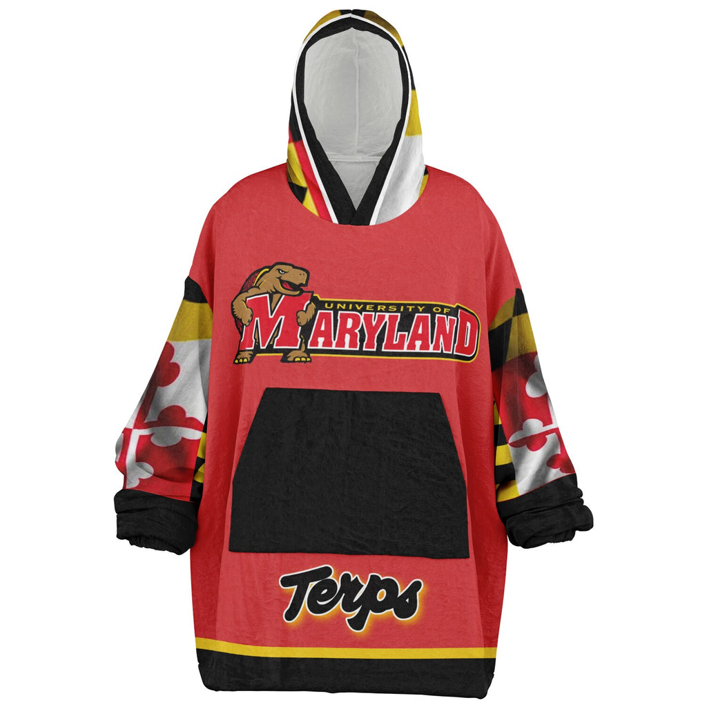 Maryland Flag Adult Game Day Lounge Hoodie