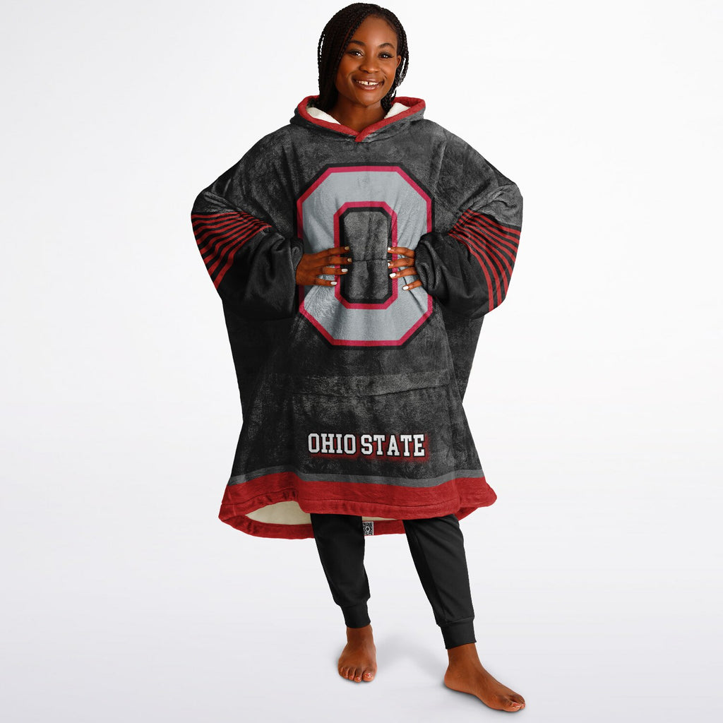 Ohio State Buckeyes Black Adult Game Day Lounge Hoodie