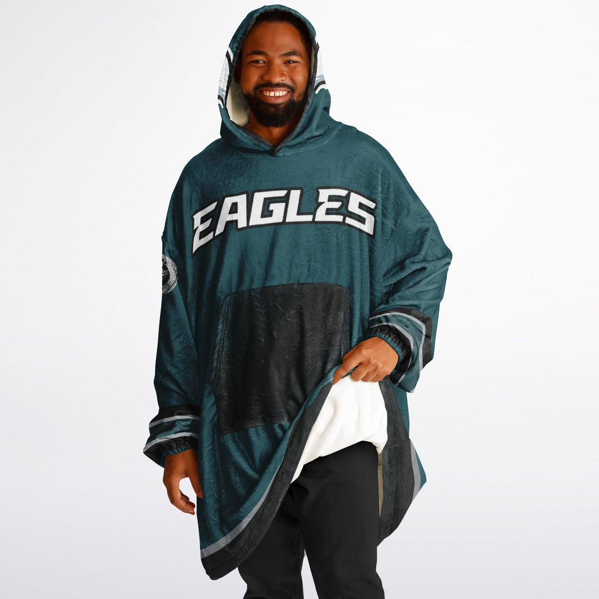 Eagles Victory Green Adult Game Day Lounge Hoodie Super Bowl Edition