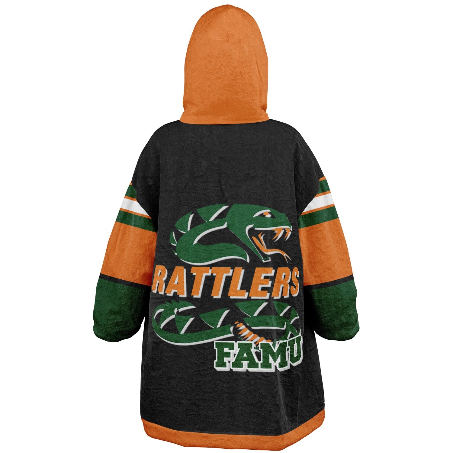 Youth FAMU Rattlers Black Oversize Game Day Lounge Hoodie