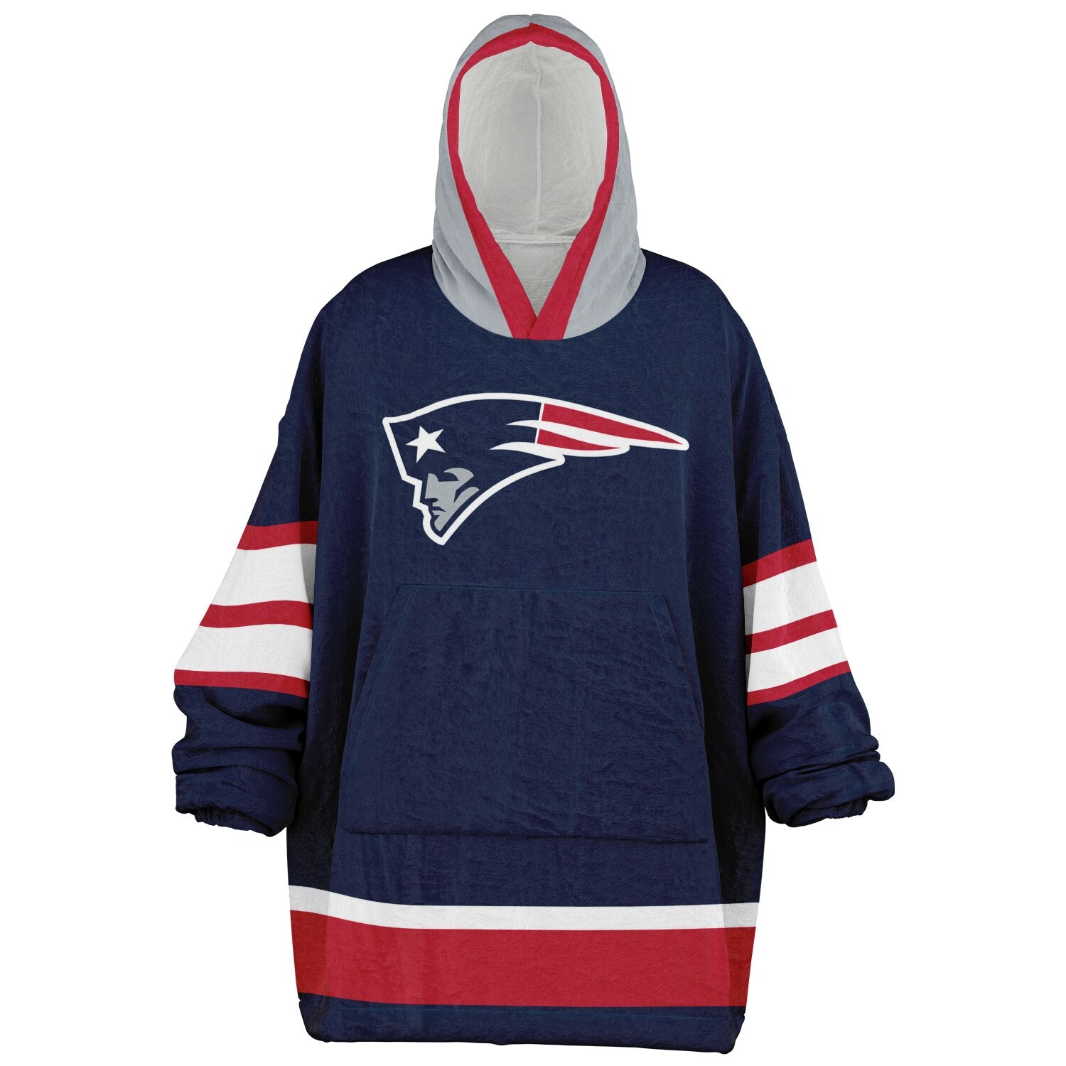 New England Patriots Blue Adult Game Day Lounge Hoodie