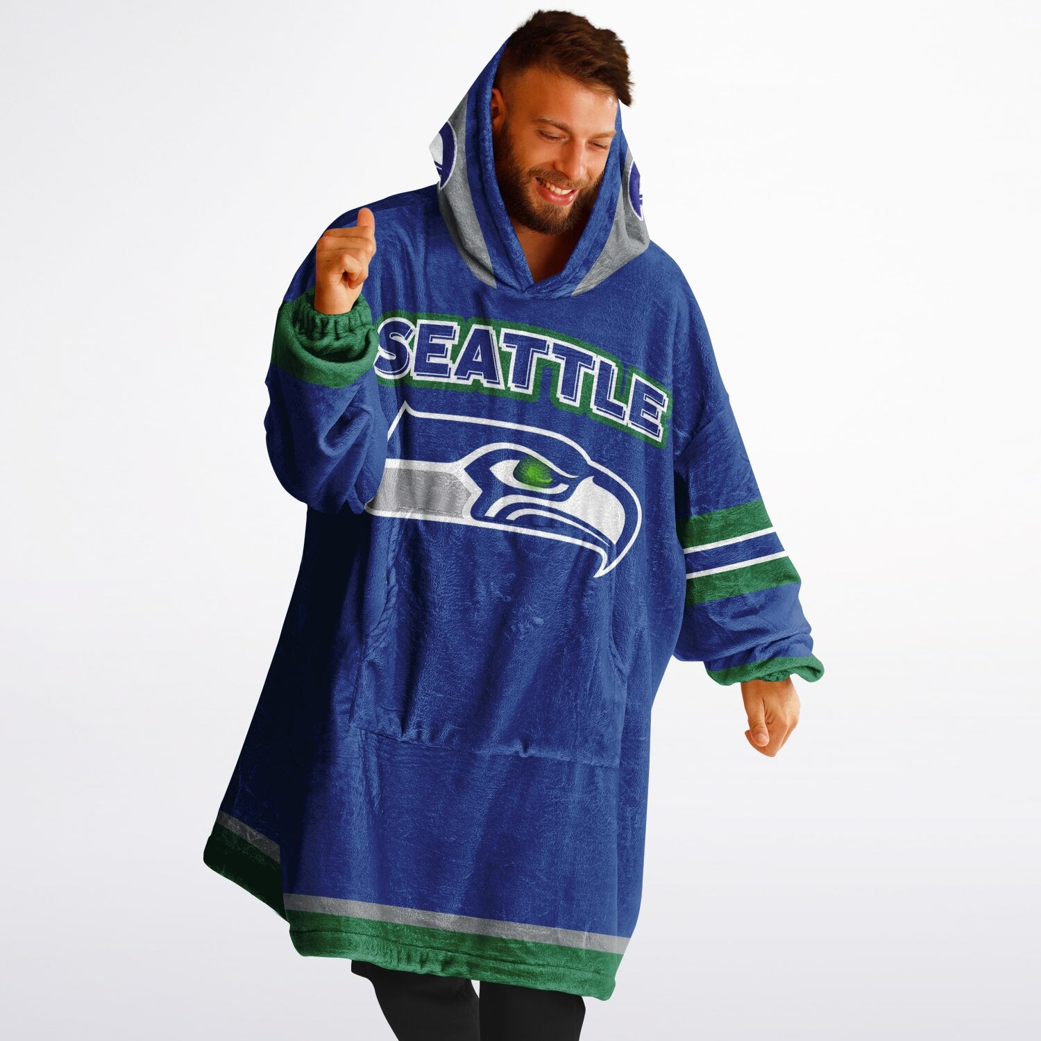 Seattle Seahawks Adult Game Day Lounge Hoodie