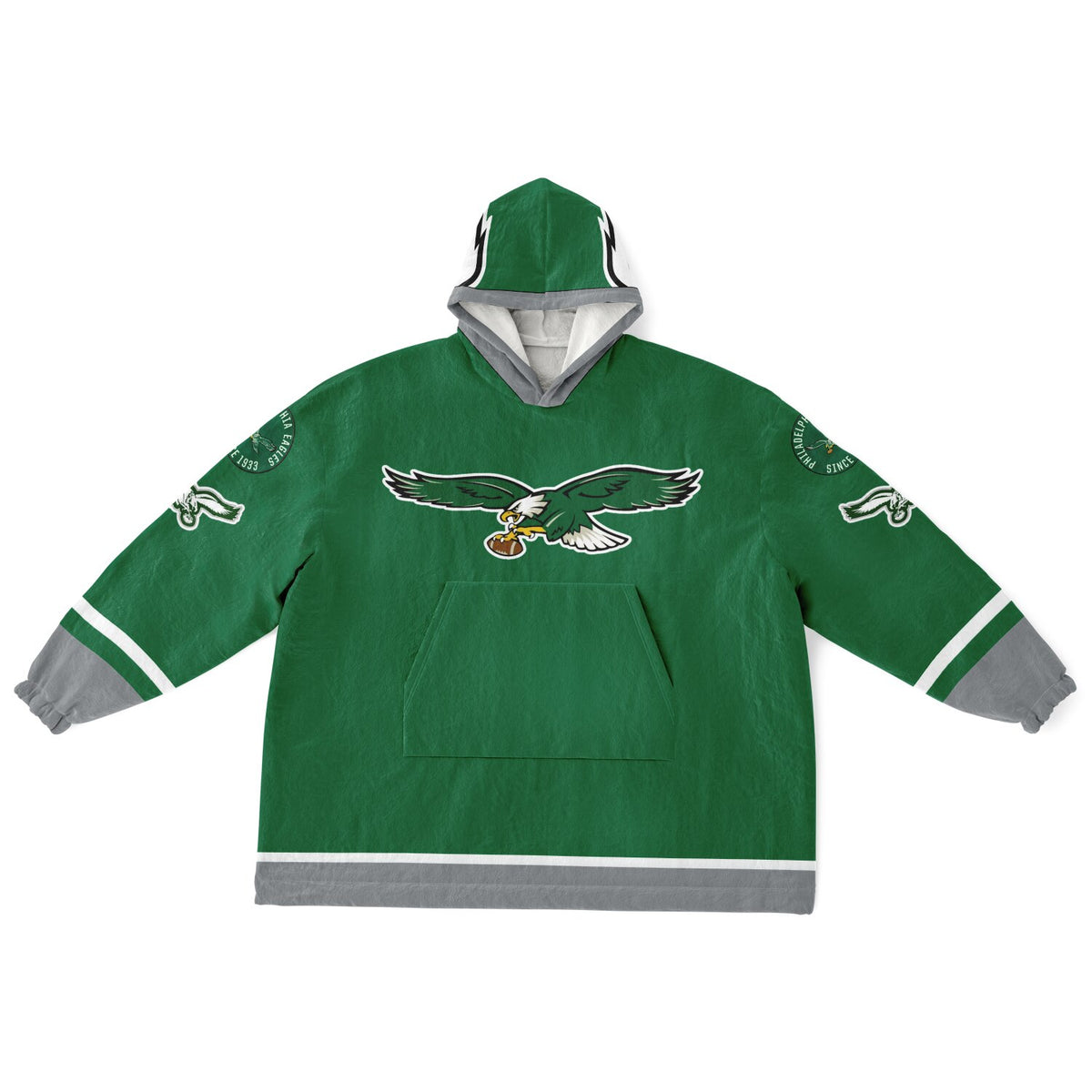 Eagles Kelly Green Adult Game Day Lounge Hoodie Lime Green Birds