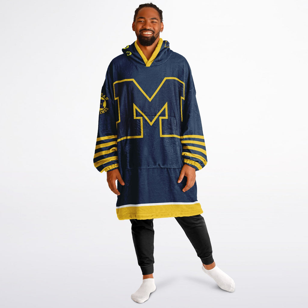 Michigan Wolverines Maize & Blue Adult Game Day Lounge Hoodie