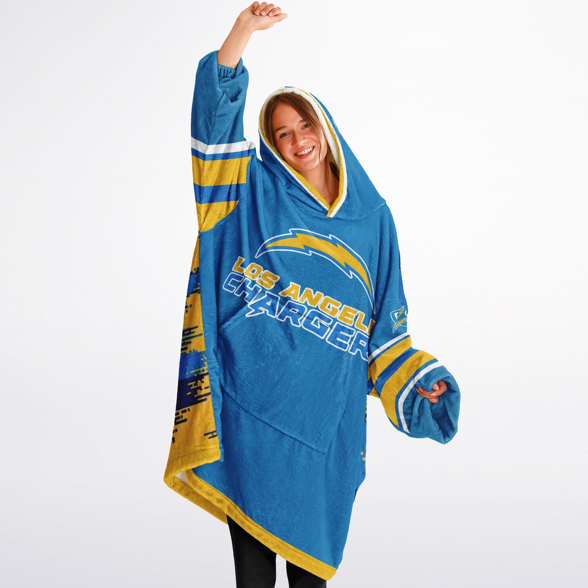 LA Chargers Powder Blue Adult Game Day Lounge Hoodie