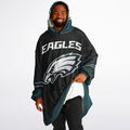 Eagles Black Adult Game Day Lounge Hoodie American Flag