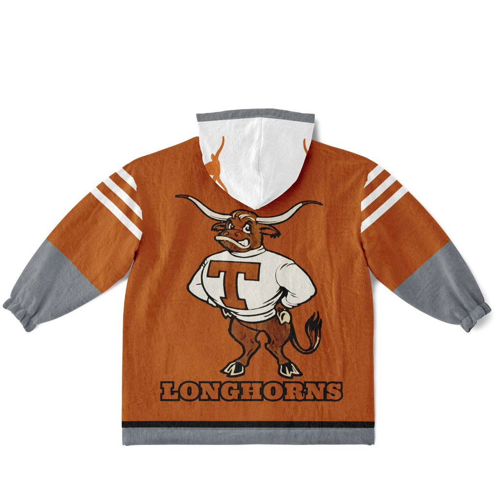 Youth Texas Longhorns Burnt Orange Oversize Game Day Lounge Hoodie