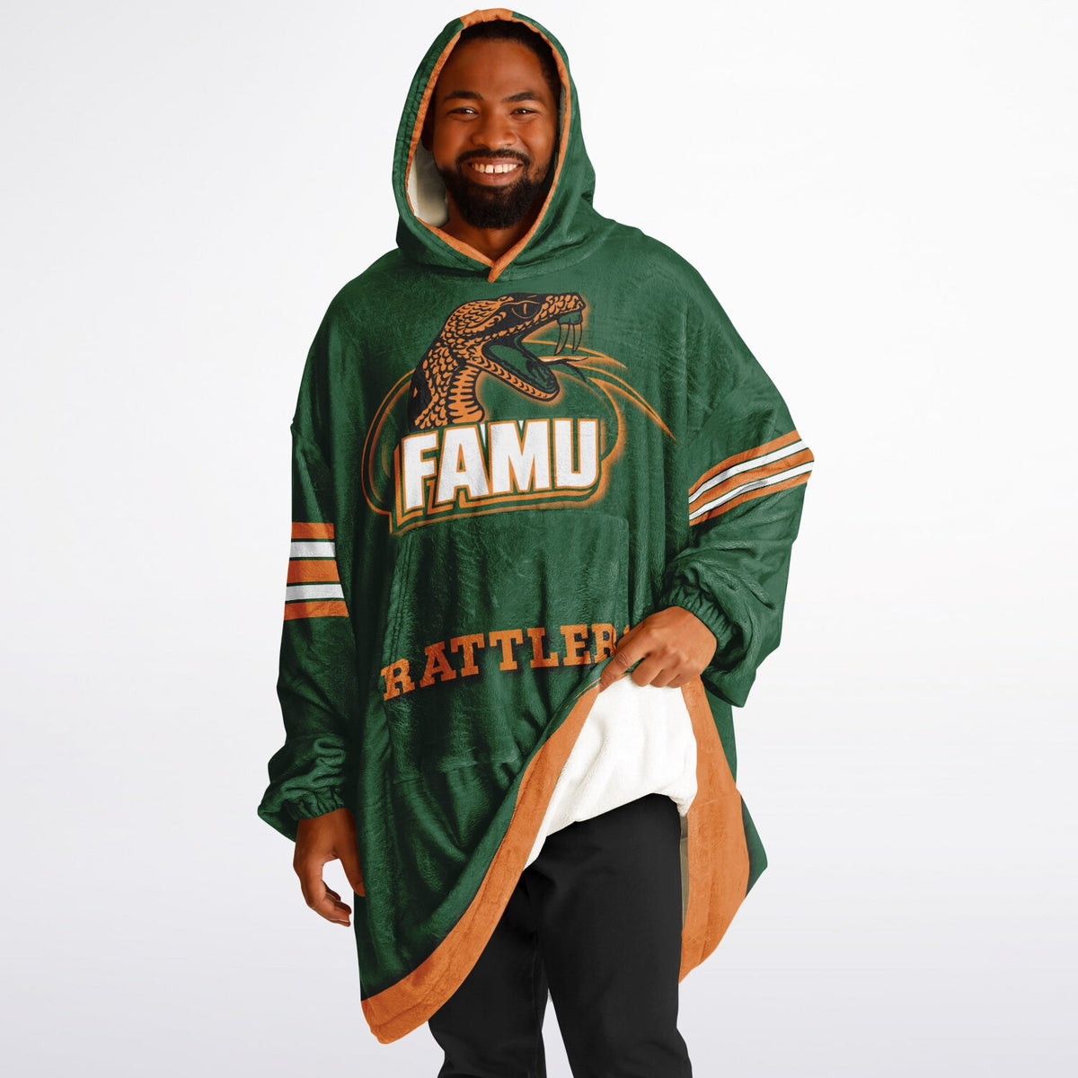 FAMU Venom Green Rattler Adult Game Day Lounge Hoodie