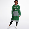 Youth Eagles Retro Kelly Green Game Day Lounge Hoodie