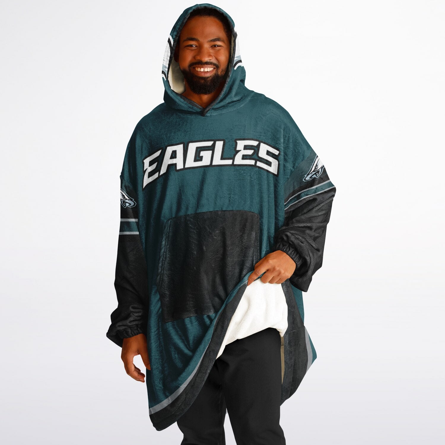 Eagles Victory Green Adult Game Day Lounge Hoodie