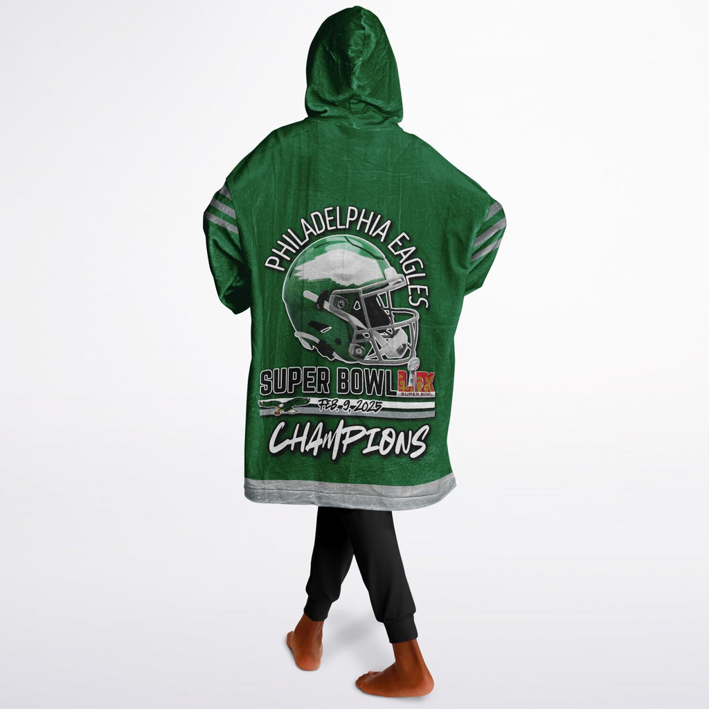Youth Philly Player Retro Green Game Day Lounge Hoodie