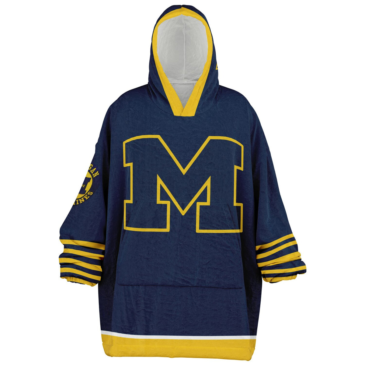 Michigan Wolverines Maize & Blue Adult Game Day Lounge Hoodie