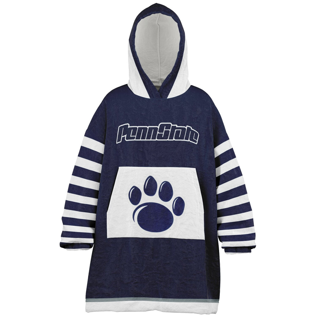 Youth Penn St. Blue & White Oversize Game Day Lounge Hoodie