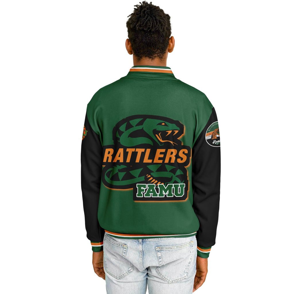 FAMU Black Venom Green Varsity Jacket