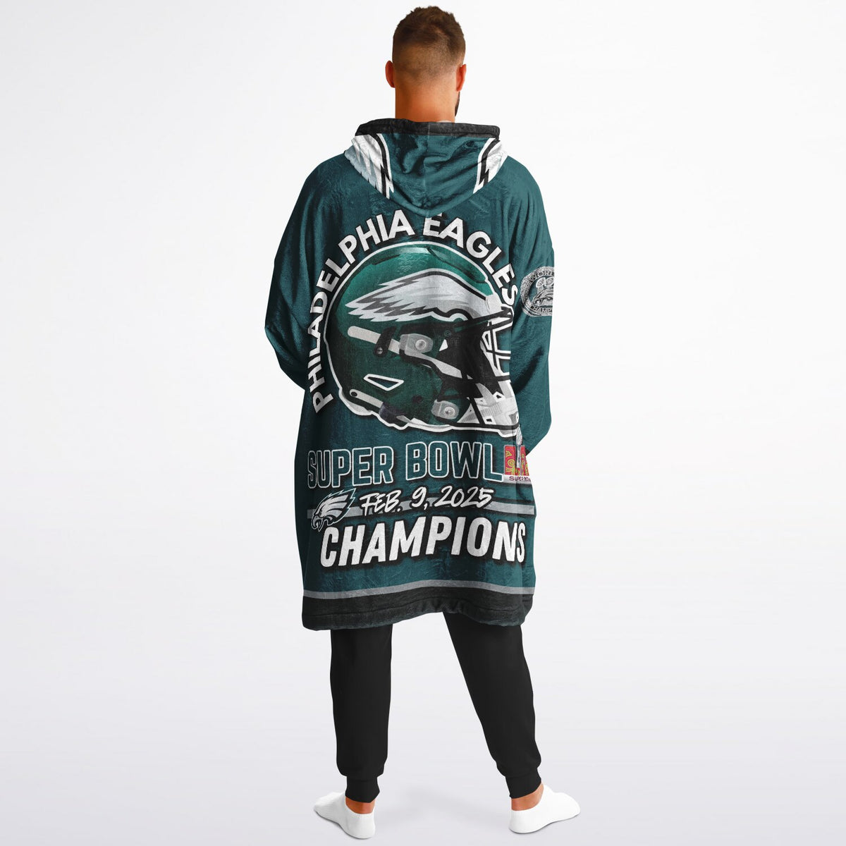 Eagles Victory Green Adult Game Day Lounge Hoodie Super Bowl Edition