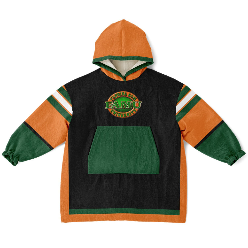 Youth FAMU Rattlers Black Oversize Game Day Lounge Hoodie