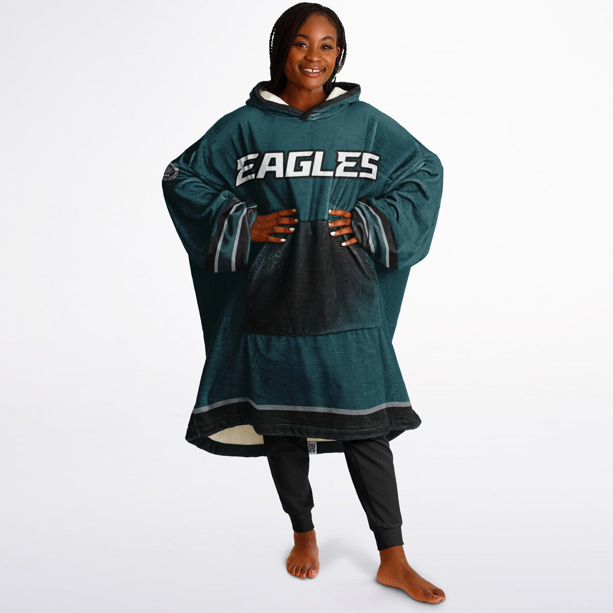 Eagles Victory Green Adult Game Day Lounge Hoodie Super Bowl Edition