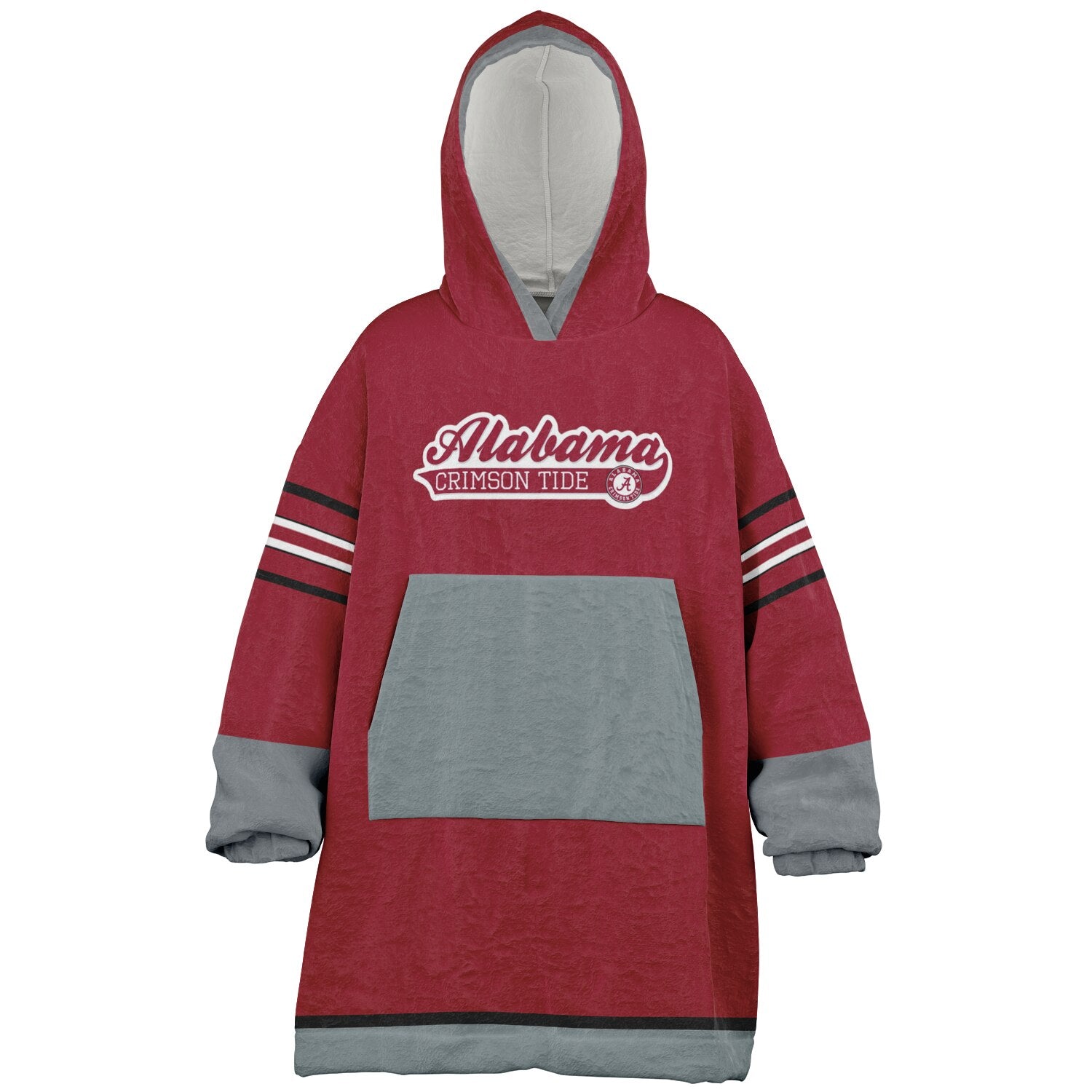 Youth Alabama Crimson Tide Red Oversize Game Day Lounge Hoodie