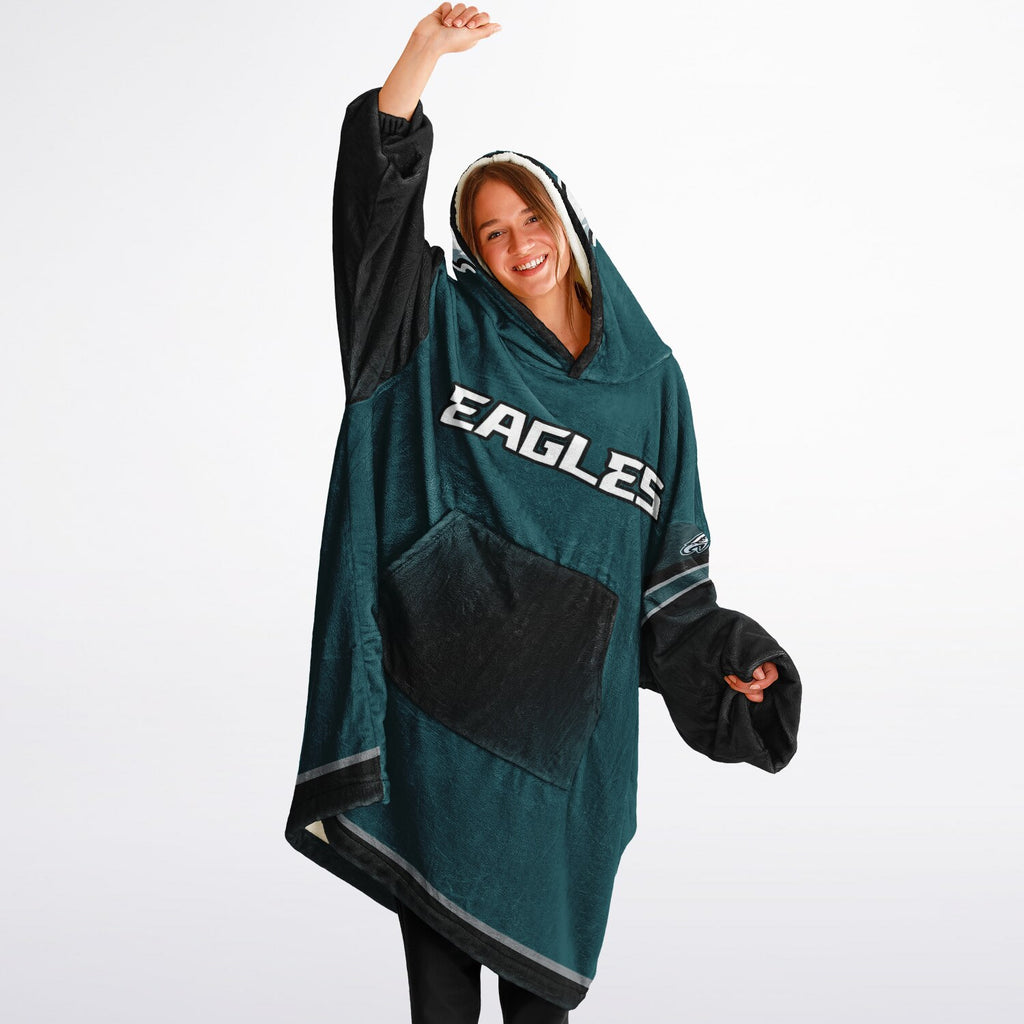 Eagles Victory Green Adult Game Day Lounge Hoodie